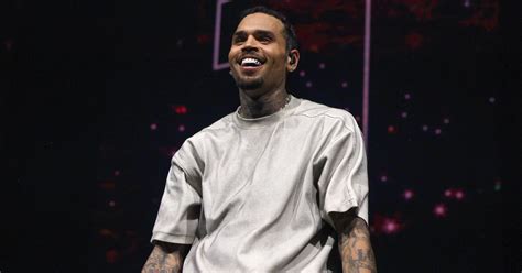 chris brown dickpic|Chris Browns bulge steals the show as fans hail it too big ...